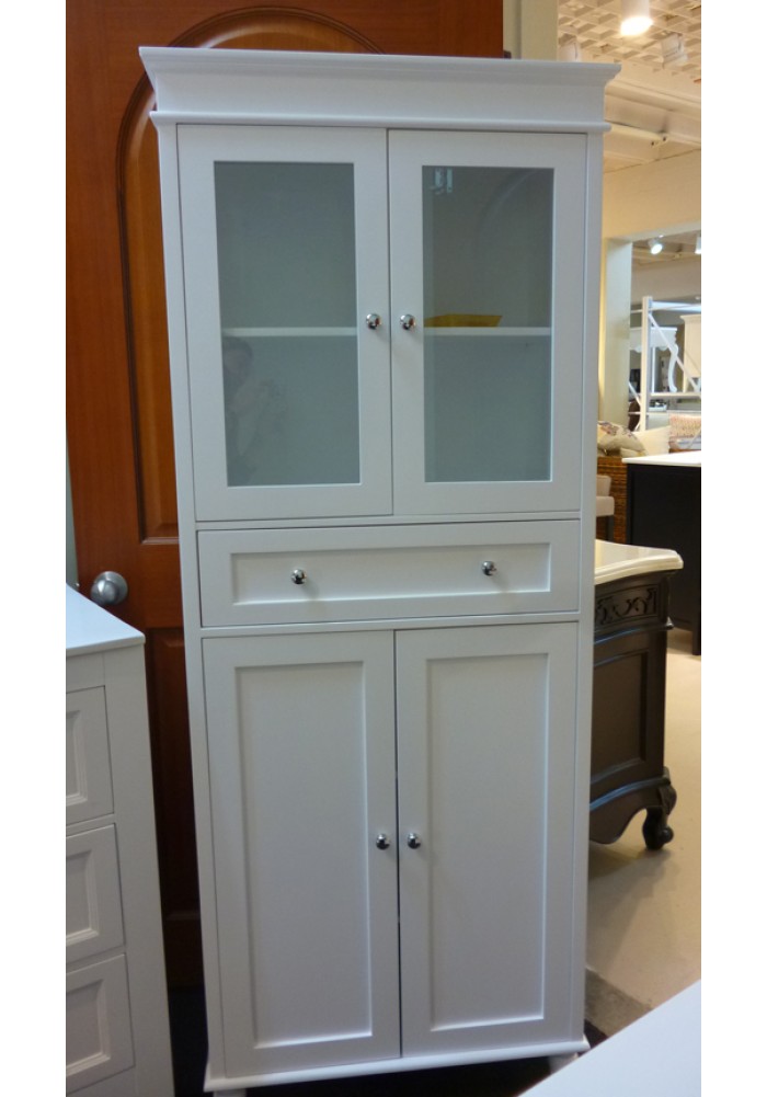 Hampton Linen Tall Cabinet H170cm