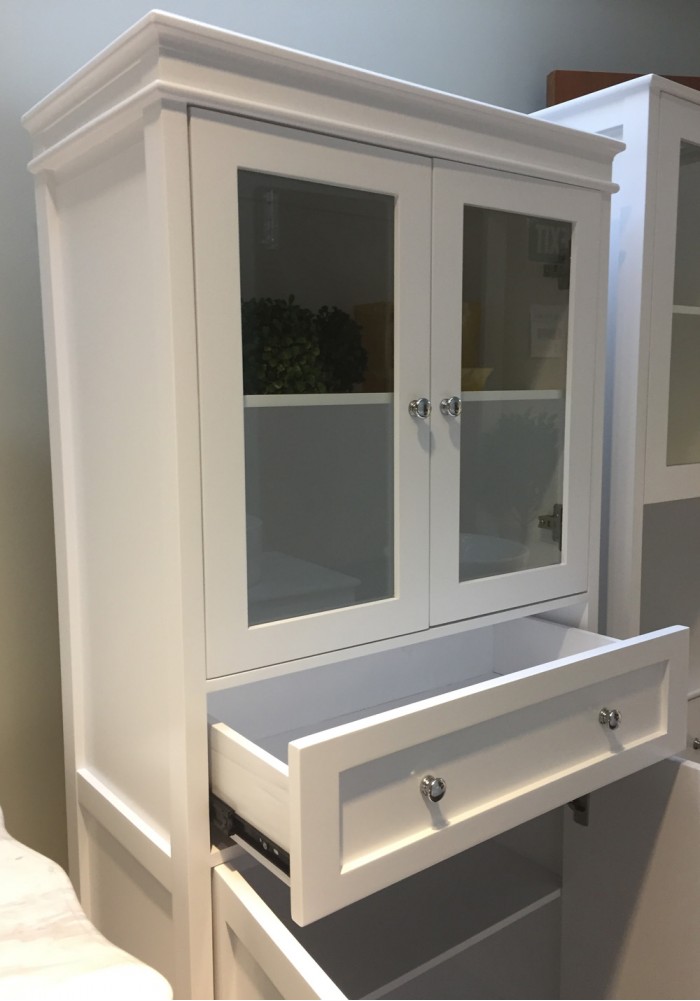 Hampton Linen Tall Cabinet H170cm