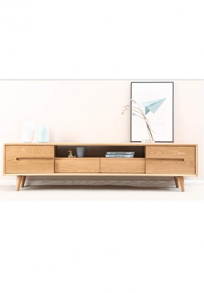 Elnora Solid Oak Tv Cabinet W180cm